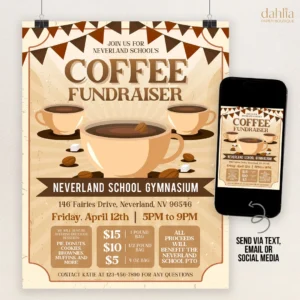Coffee Fundraiser - Private Label $10 Made on Each Order, $120 Profit on Each Membership